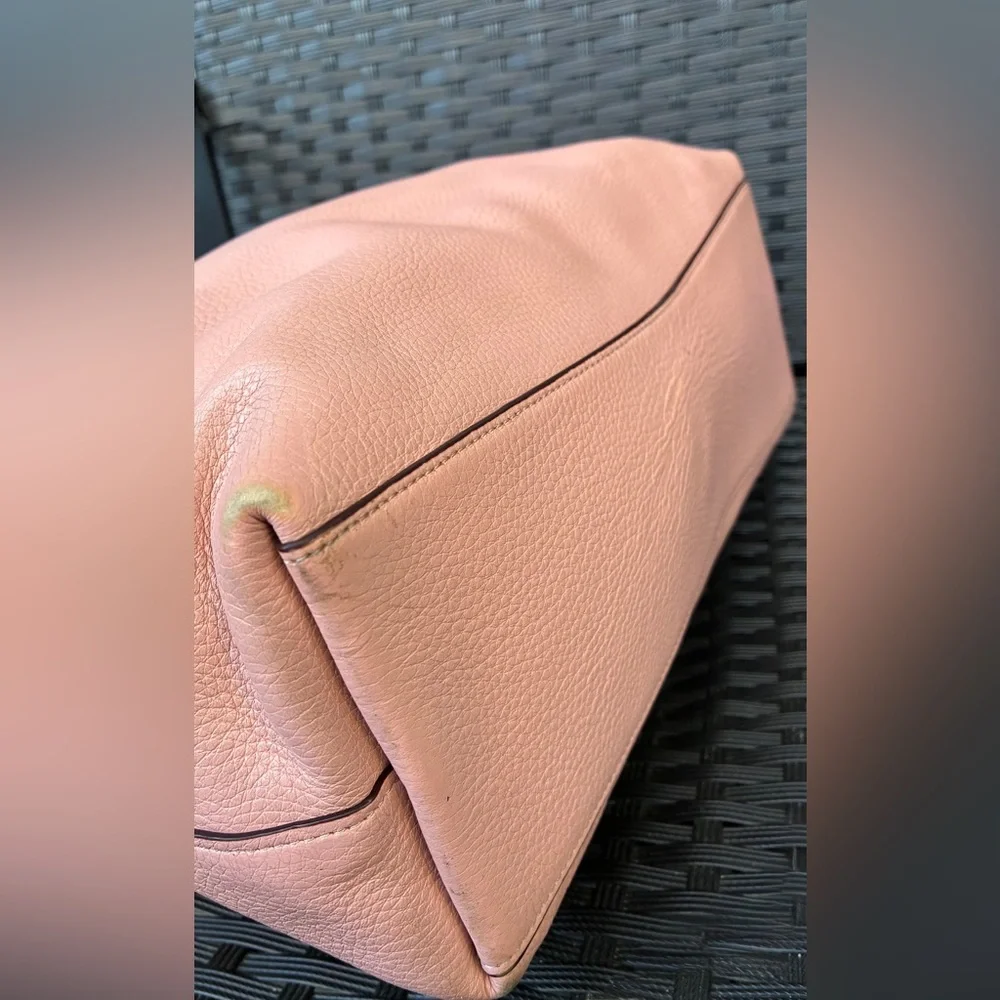 COACH Pink Bag.Leather Pink Bag. - Picture 5 of 14